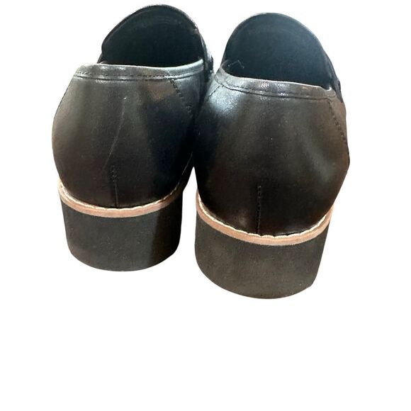 Vionic black chunky lug sole loafers shoes 7 Cheryl II slip ons - Picture 7 of 8